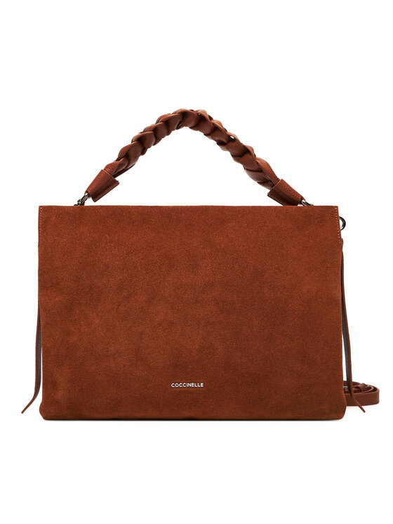 Coccinelle Coccinelle Дамска чанта P6P Boheme Suede Bimaterial E1 P6P 19 02 01 Кафяв