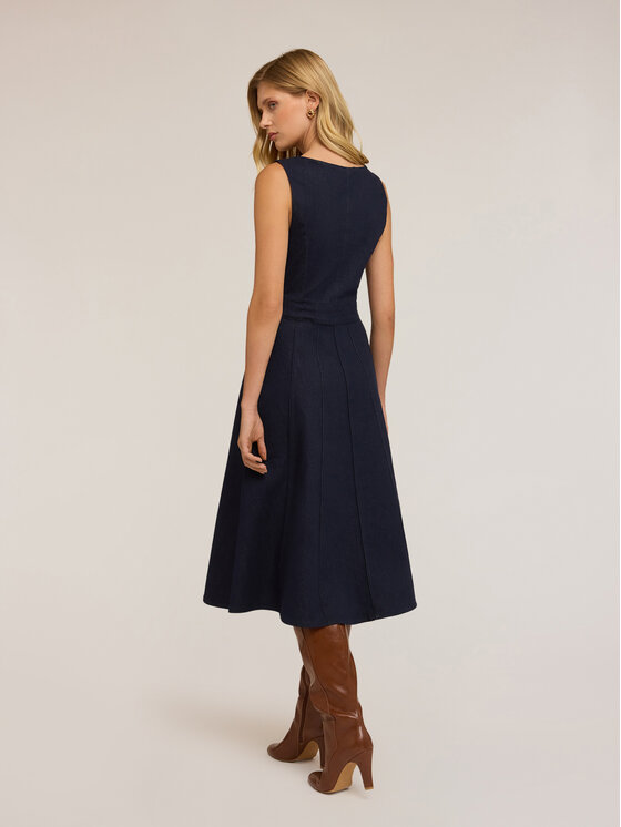 Motivi Motivi Vestito da giorno 7211Q003327N034 Blu Flared Fit