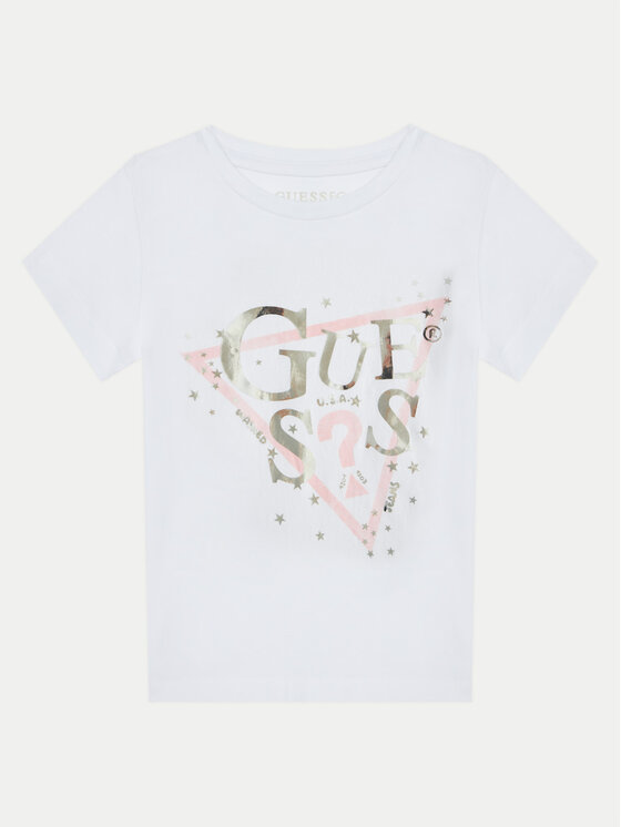 Guess T-Shirt K5RI00 K6YW4 Biały Regular Fit