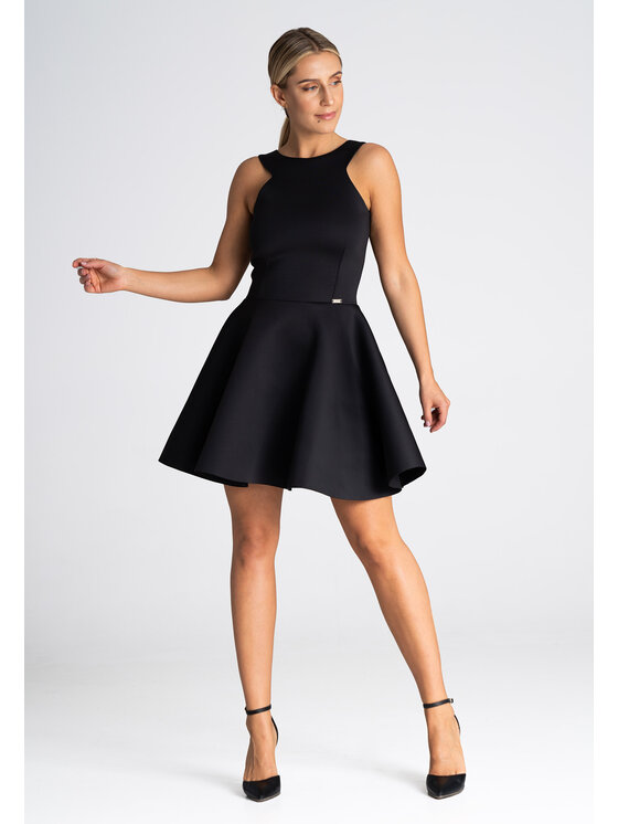 FIGL FIGLFIGL Vestito M973 Nero Regular Fit
