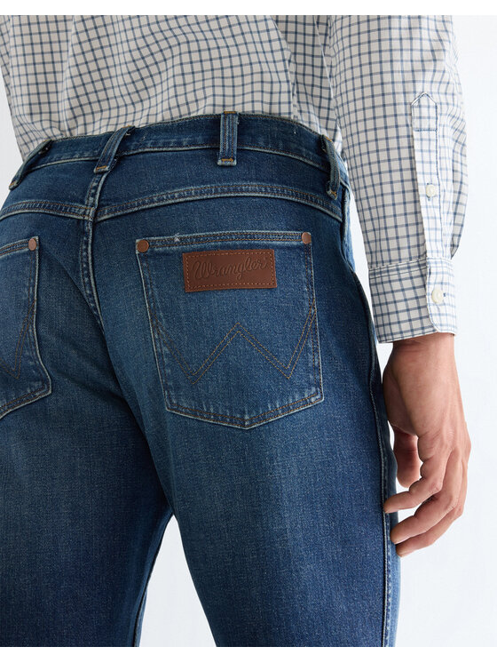 Wrangler Wrangler Jeansy GREENSBORO Niebieski Straight Leg