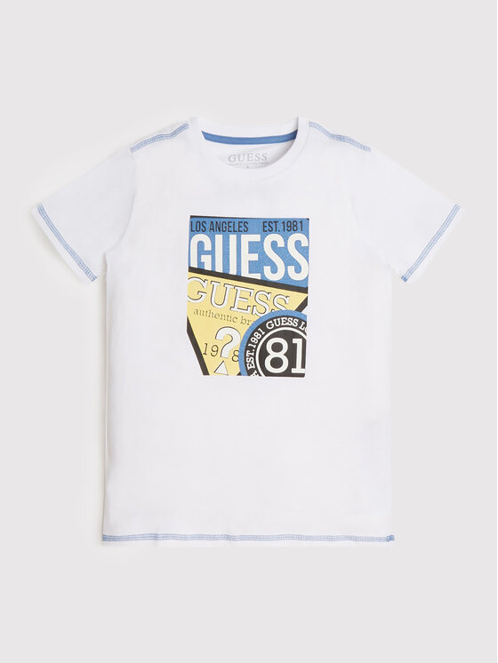 T-shirt L2YI00 K8HM0 Bianco Regular Fit