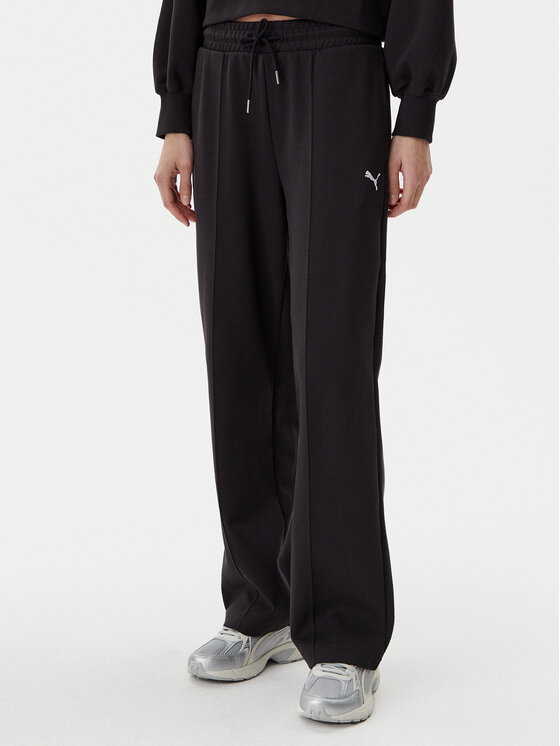 Puma Teplákové nohavice Ess 629774 Čierna Straight Fit