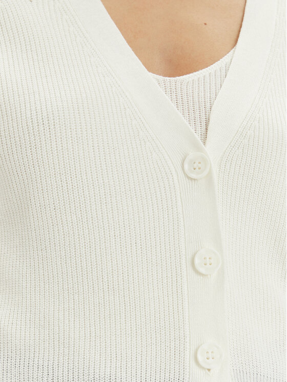 Vero Moda Vero Moda Pletena jopica New Lex Sun 10281878 Bela Regular Fit