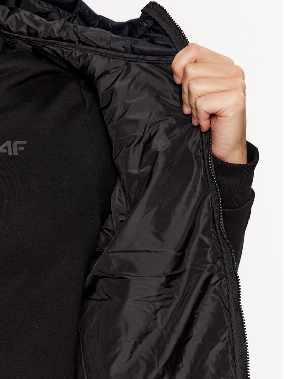 4F 4F Жилет 4FAW23TVESM063 Чорний Regular Fit