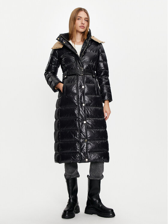 Liu Jo Liu Jo Pūkinė striukė WF4167 T2709 Juoda Regular Fit