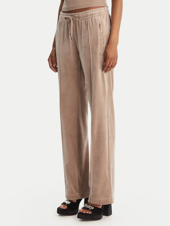 Juicy Couture Juicy Couture Sportinės kelnės Tina JCWBJ126327 Smėlio Straight Leg