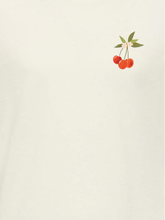 Kids ONLY Kids ONLY Tricou Annbel 15354276 Alb Cropped Fit