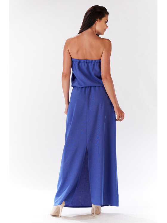 Infinite You Infinite You Sukienka letnia M135 Niebieski Basic Fit
