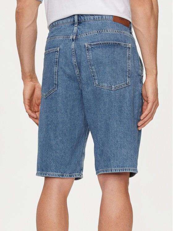 United Colors Of Benetton United Colors Of Benetton Jeans kratke hlače 4GDTU900Q Modra Regular Fit