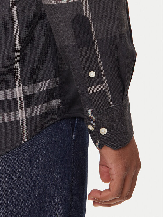 Barbour Barbour Koszula Dunoon MSH4980GY38 Szary Regular Fit