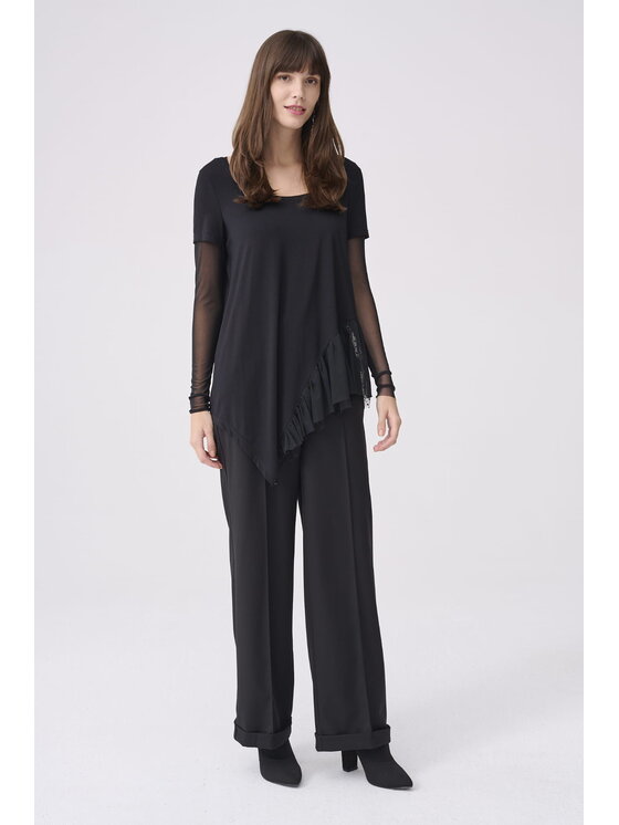blue shadow blue shadow Bluzka Alajn BS Czarny Standard Fit