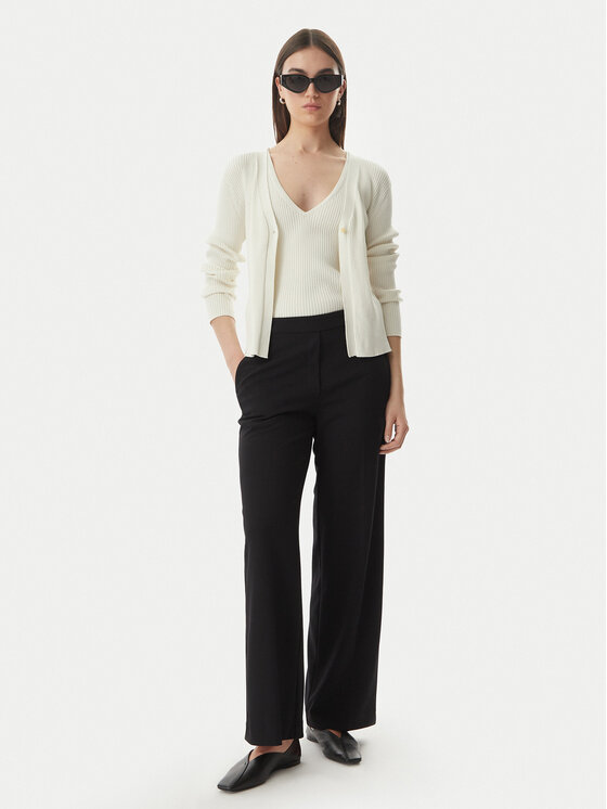 Calvin Klein Calvin Klein Strickjacke LV044G303G Creme Regular Fit