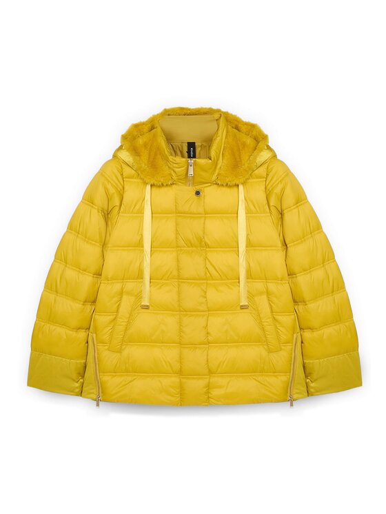 Fiorella Rubino Fiorella Rubino Giubbotto piumino F007T001424N025 Giallo Regular Fit