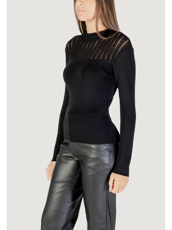 Morgan De Toi Morgan De Toi Maglione 252-MSNOWI Nero Casual Fit