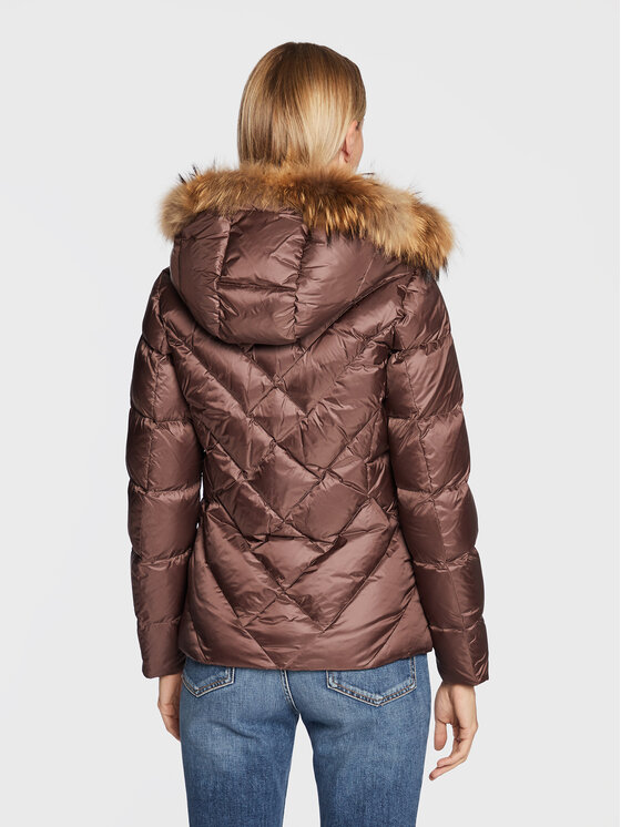 Blauer Blauer Пуховик Courtney BLDC03214 006047 Коричневий Regular Fit