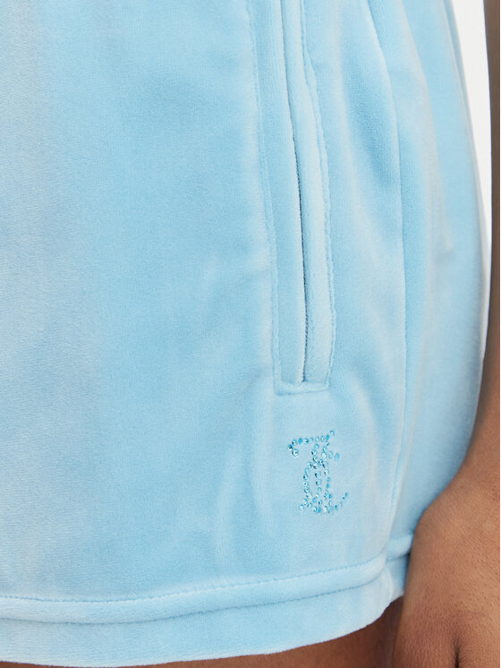 Juicy Couture Juicy Couture Pantaloni scurți sport Tamia JCWHS126305 Albastru celest Regular Fit