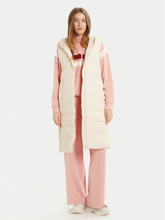 Guess Guess Sportski prsluk V4RL01 WFYE2 Krem Regular Fit