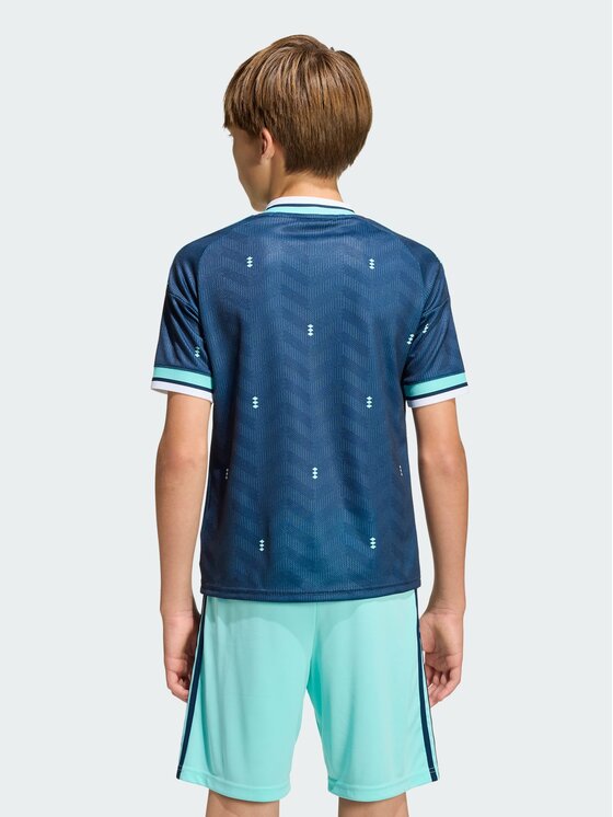 adidas adidas Koszulka techniczna 162218 Niebieski jasny Slim Fit