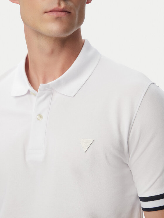 Guess Guess Polo M6GP60 K3076 Λευκό Regular Fit