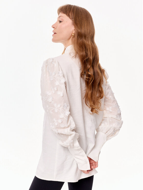 MANDRAGORA MANDRAGORA Camicia Madden Écru Straight Fit