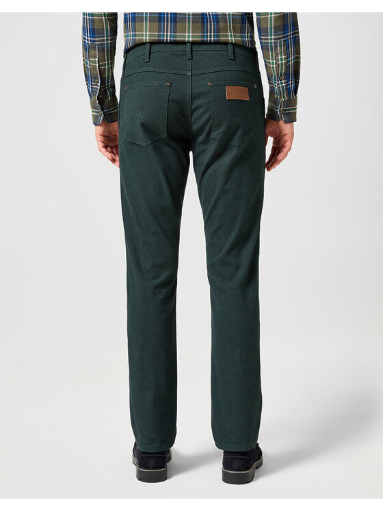 Wrangler Wrangler Jeansy GREENSBORO Zielony Regular Fit