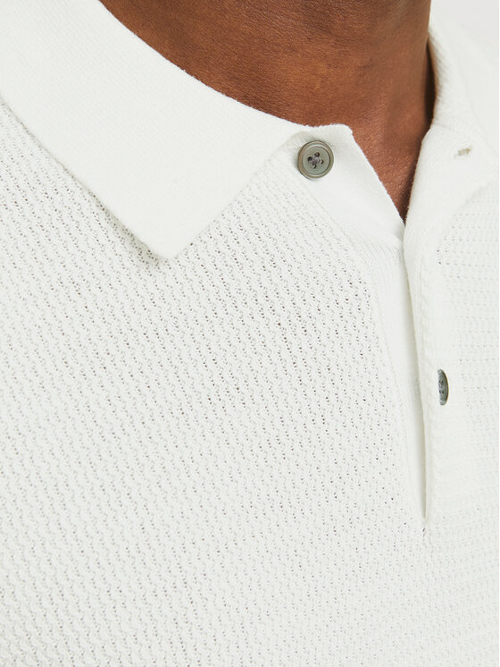 Jack&Jones Jack&Jones Polo Cooper 12271483 Λευκό Regular Fit