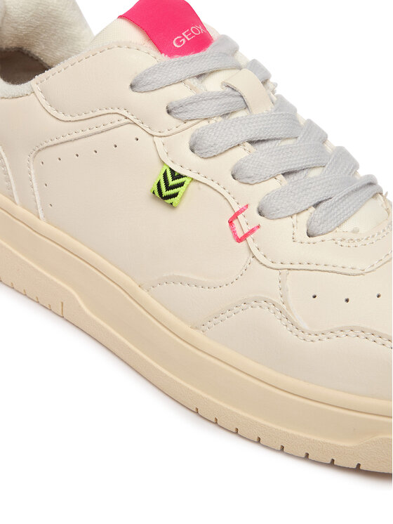 Geox Geox Sneakersy J Lestrella Girl J56NLC 000BC C1M1W D Écru