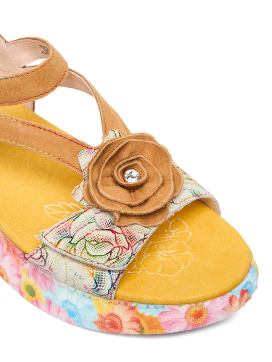 Laura Vita Laura Vita Босоніжки Nikito 01 Жовтий