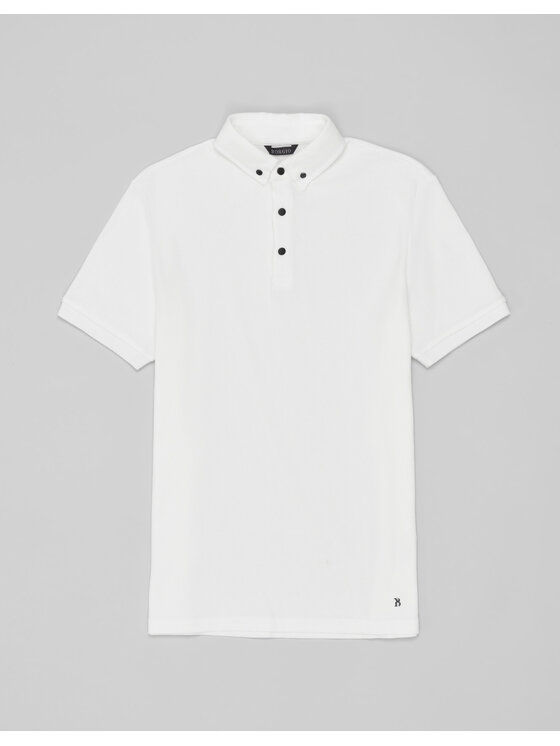 Borgio Borgio Polo corio Écru Classic Fit