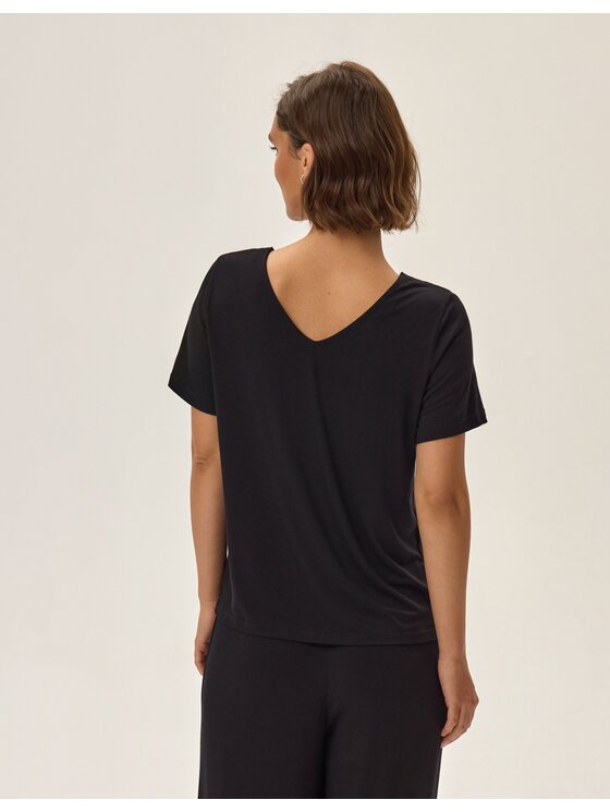 Esotiq Esotiq Piżama 42062 Czarny Regular Fit