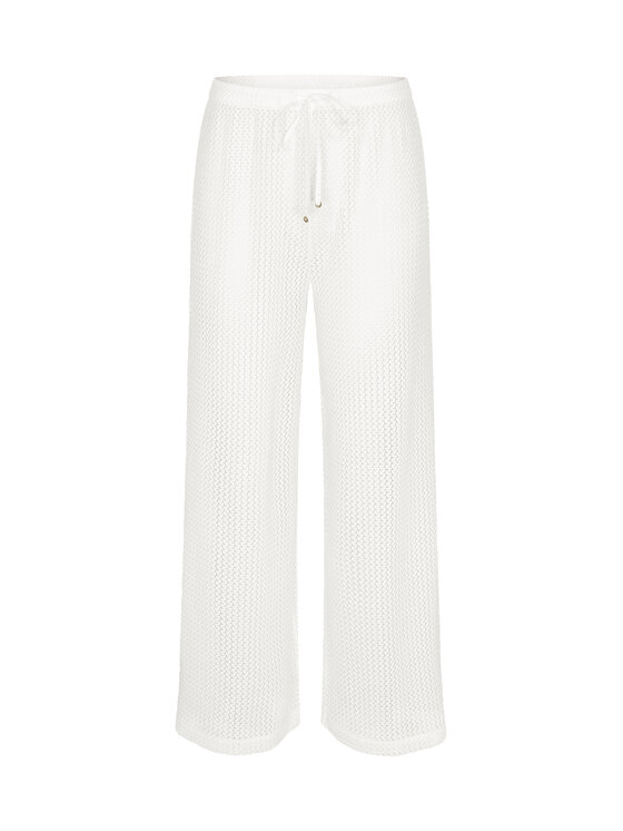 Triumph Triumph Spodnie plażowe Beach MyWear Crochet 10226465 Biały Relaxed Fit