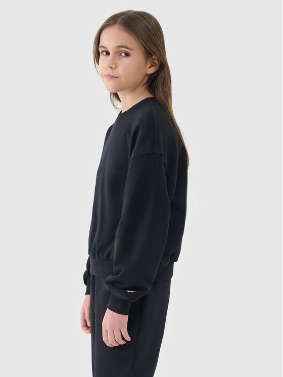 4F 4F Bluza casual Czarny Regular Fit