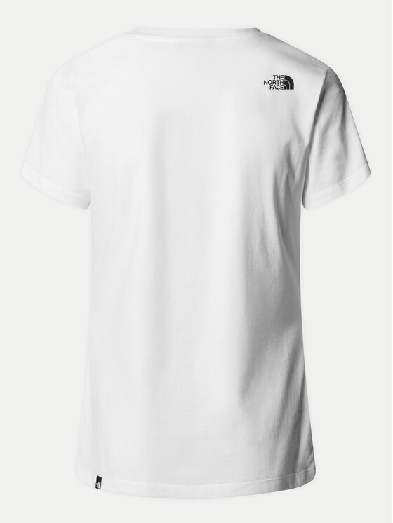 The North Face The North Face T-Shirt Simple Dome NF0A87NH Biały Regular Fit
