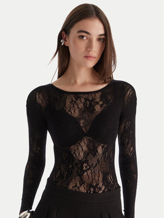 Patrizia Pepe Patrizia Pepe Glaustinukė 2M4484/J344-K103 Juoda Slim Fit