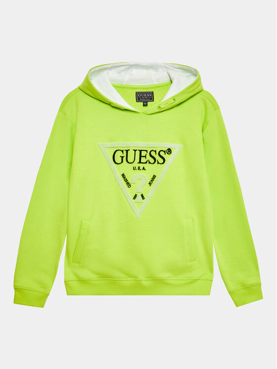 Guess Guess Sweatshirt N3YQ04 KAD73 Grün Regular Fit