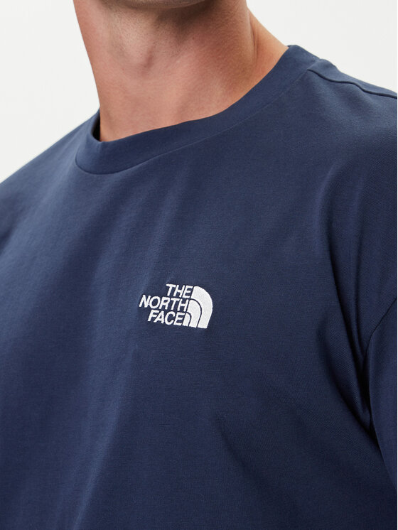 The North Face The North Face Majica Simple Dome NF0A87NR Mornarsko modra Oversize