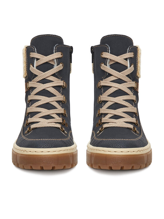 Rieker Rieker Schnürschuhe CEO-X8638-14 Dunkelblau