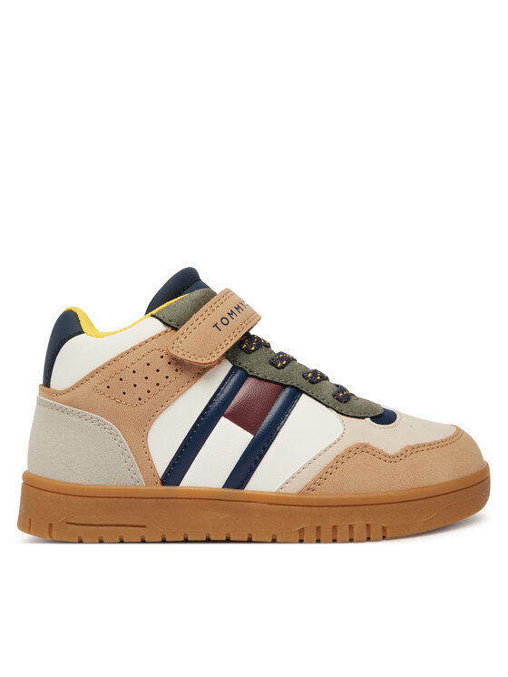 Tommy Hilfiger Tommy Hilfiger Sneakersy High Top Lace-Up/Velcro Sneaker T1X9-35229-1269 S Kolorowy