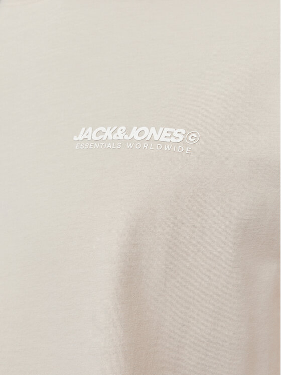 Jack & Jones Jack & Jones Marškinėliai Legacy 12256589 Smėlio Relaxed Fit
