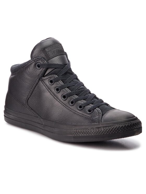 converse ctas high street hi black