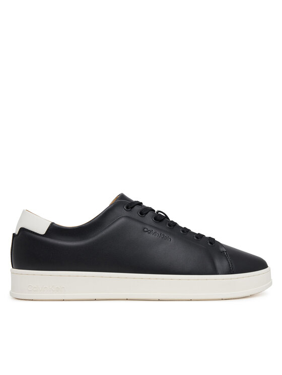 Sneakers Calvin Klein Pure Low Laceup Cupsole Hf Lth HM0HM01859 Negru