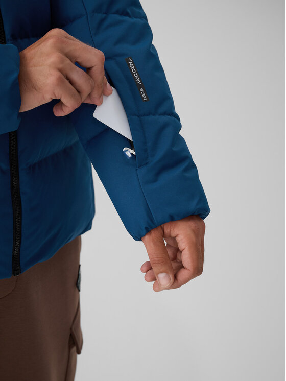 4F 4F Kurtka zimowa URBAN COMMUTER Granatowy Regular Fit