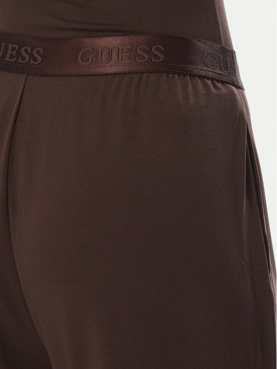 Guess Guess Spodnji del trenirke O6BB06 K5060 Rjava Regular Fit