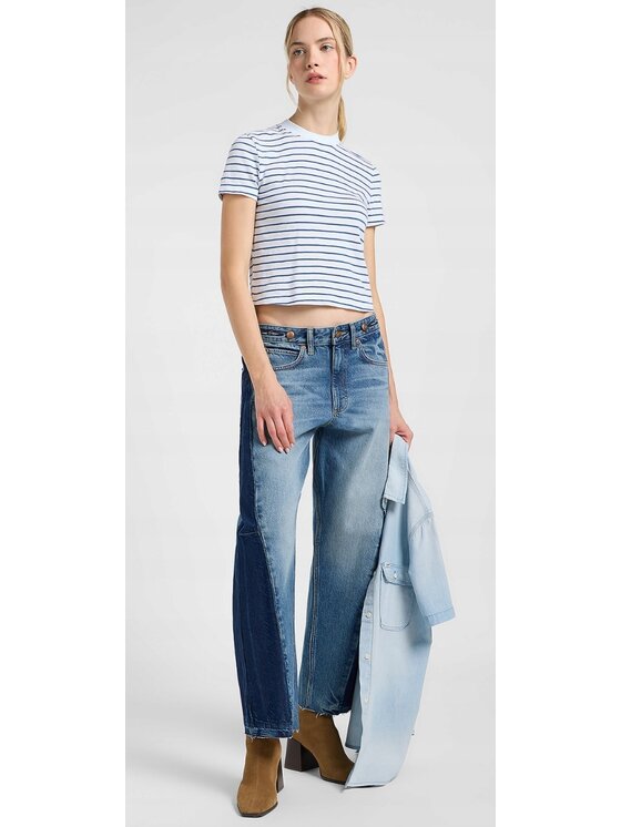 Lee Lee Jeansy Loose Rider Niebieski Loose Fit
