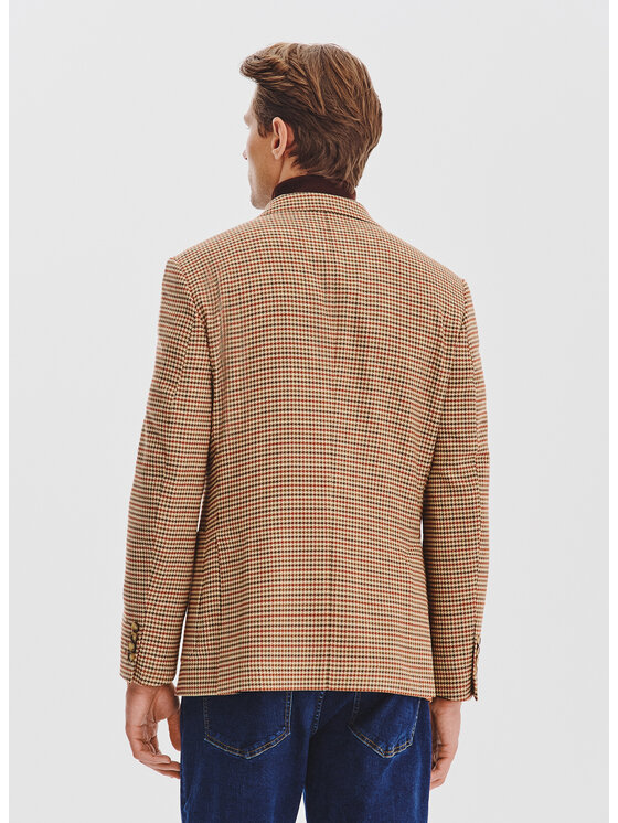 Pako Lorente Pako Lorente Marynarka P25WF-3X-027 Brązowy Slim Fit