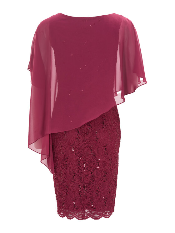 Swing Swing Rochie cocktail 77760410 Vișiniu Regular Fit