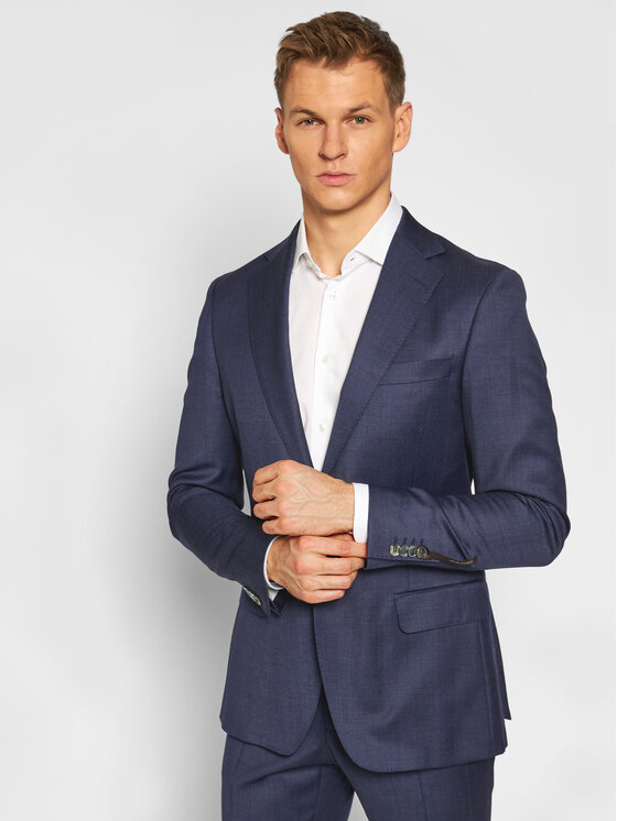 Abito completo Edmund 2354 5332 Blu scuro Slim Fit...