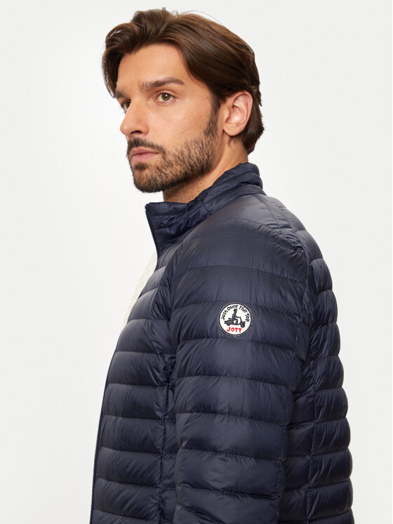 Jott Jott Пуховик Mat P000MDOW02 Cиній Slim Fit