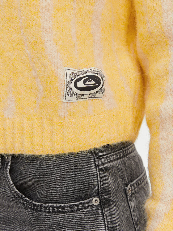 Quiksilver Quiksilver Пуловер Selwyn EQWSW03031 Жълт Cropp Fit